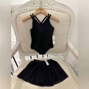 🩰 2T two piece black ballet dress up and costume outfit
